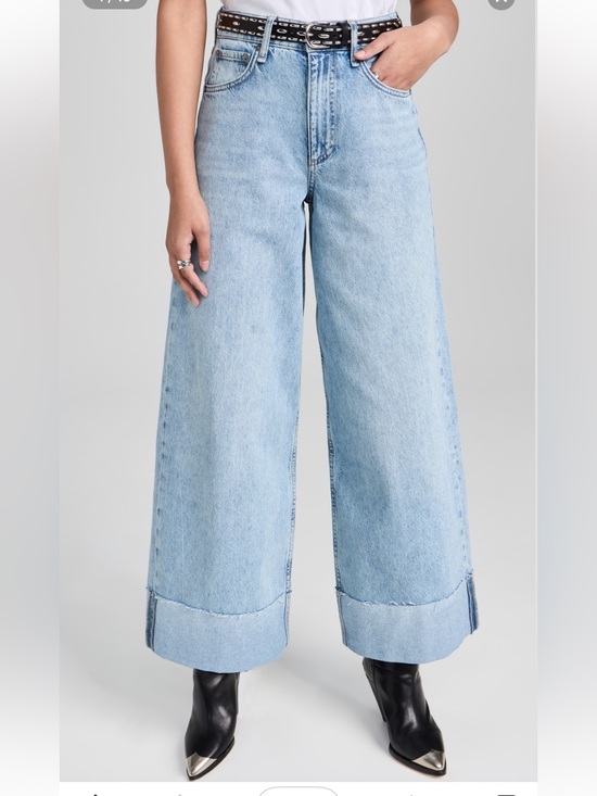 rag & bone Denim - RAG & BONE Wide leg jeans